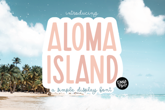 Aloma Island: The Clean Sans Serif for Every Creative Project