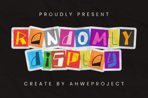 Break the Grid: The Chaotic Charm of the Randomly Font