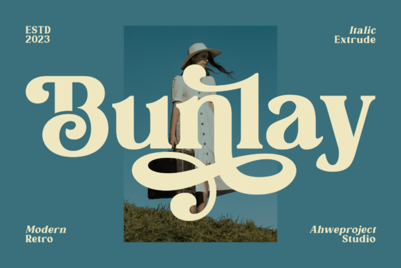Bunlay: The Playfully Nostalgic Serif Font for Modern Creatives
