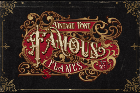 Famous Flames: A Blackletter Font for Bold, Modern Design