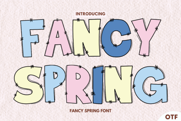 Fancy Spring: The Colorful Typeface for Vibrant Designs