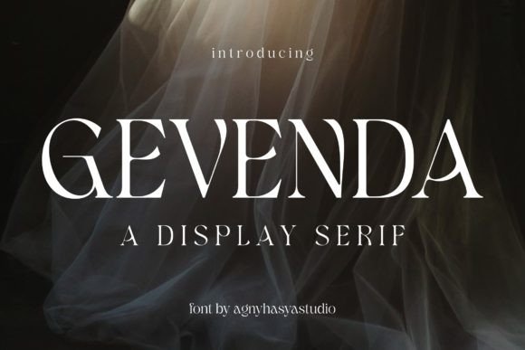 Gevenda: The Serif Font Balancing Classic Elegance with Modern Edge