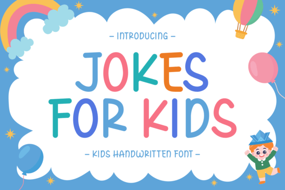 Jokes for Kids: A Playful Typeface for Whimsical Design