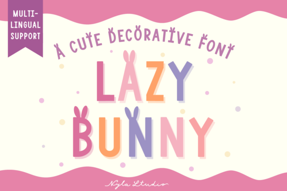 Lazy Bunny: The Playful Font That Brings Easter Charm to Your Projects