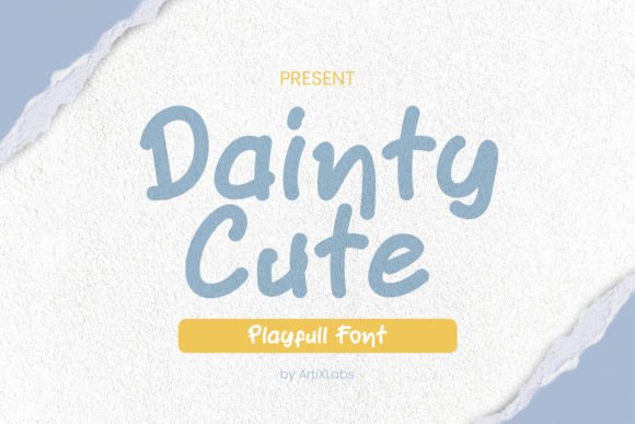 Meet DaintyCute: The Playful Font for Your Next Creative Project