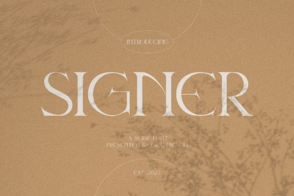 Signer: The Elegant Serif Typeface for Modern Brands