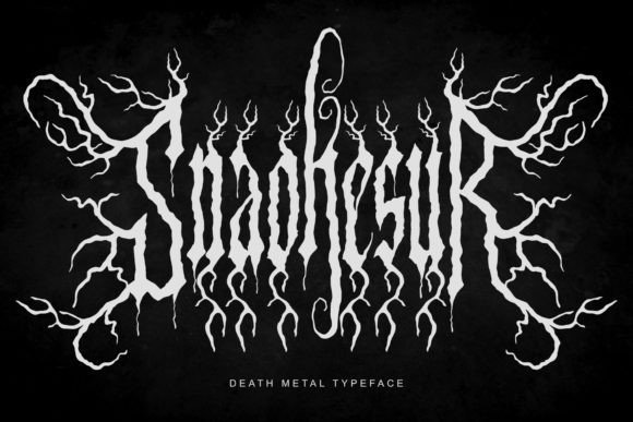 Snaokesur: The Typeface That Screams with Brutal Beauty